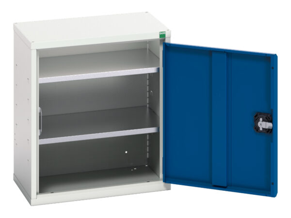 Verso Economy Cupboard with 2 Shelves - WxDxH: 525X350X600mm Ral 7035/5010 _SKU-16929002.11