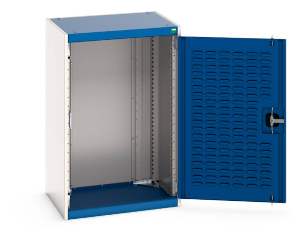 Bott Cubio Louvre Bin Cupboard - WxDxH: 650X525X1000mm Ral 7035/5010 _SKU-40011014.11V