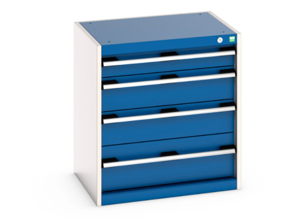 Bott Drawer Cabinet with Four Drawers - WxDxH: 650X525X700mm Ral 7035/5010 _SKU-40011062.11V