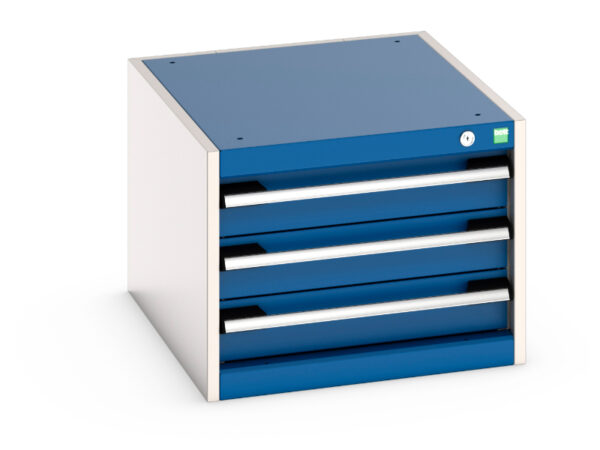 Bott Cabinet with 3 Drawers - WxDxH: 525X650X400mm Ral 7035 / In 4 Colours _SKU-40018009.11V