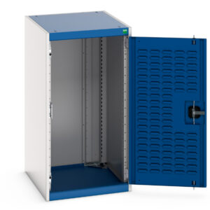 Industrial Metal Cupboards with Bin Storage Doors - WxDxH: 525X650X1000mm Ral 7035/5010 _SKU-40018088.11V