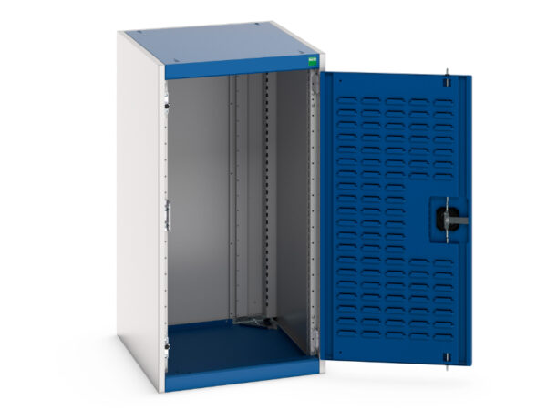 Industrial Metal Cupboards with Bin Storage Doors - WxDxH: 525X650X1000mm Ral 7035/5010 _SKU-40018088.11V