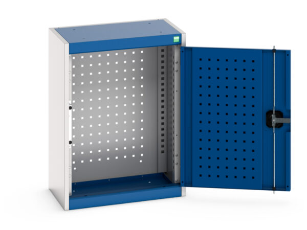 Cubio Cupboard with Perfo Backpanel - WxDxH: 525X325X700mm Ral 7035/5010 _SKU-40031073.11V