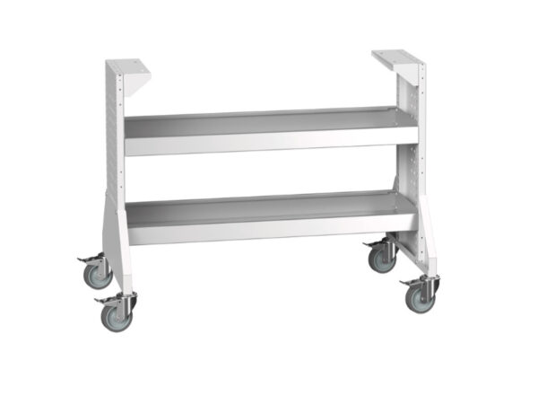 Cubio Cupboard Rack Mobile - with 2 Trays. WxDxH: 1050X600X925mm Ral 7035 _SKU-40032026.16