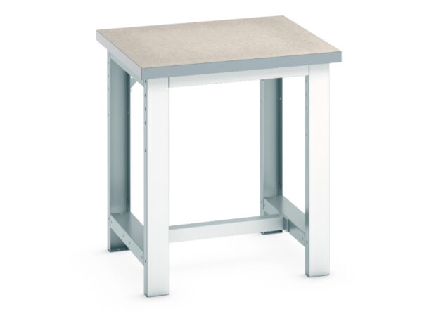 Bott Cubio Framework Bench - Lino Top WxDxH: 750X750X840mm Ral 7035 _SKU-41003012.16V