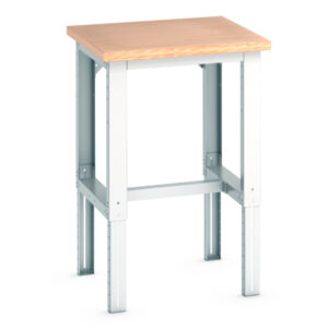 Adjustable Heavy Duty Bott Work Table - Cubio Framework Bench Adj Height (Mpx) . WxDxH: 750X750X740-1140mm Ral 7035 _SKU-41003046.16V