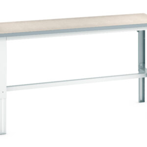 College Work Table - Cubio Framework Bench Adj Height (Lino) . WxDxH: 2000X750X740-1140mm Ral 7035 _SKU-41003216.16V