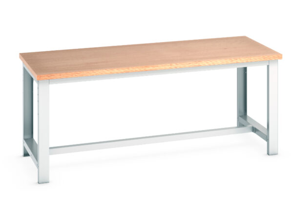 Metal Mechanics Work Table - Cubio Framework Bench (Mpx) . WxDxH: 2000X900X840mm Ral 7035 _SKU-41004003.16V