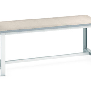 Bott Metal Work Table Frame - Lino Top . WxDxH: 2000X900X840mm Ral 7035 _SKU-41004023.16V
