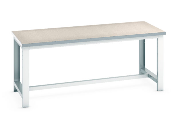 Bott Metal Work Table Frame - Lino Top . WxDxH: 2000X900X840mm Ral 7035 _SKU-41004023.16V