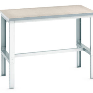 Metal Fabrication Work Table - Cubio Framework Bench Adj Height (Lino) . WxDxH: 1500X900X740-1140mm Ral 7035 _SKU-41004126.16V