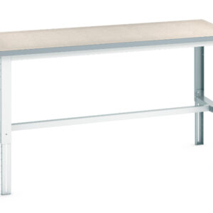 Cubio Framework Bench Adj Height (Lino) . WxDxH: 2000X900X740-1140mm Ral 7035 _SKU-41004128.16V