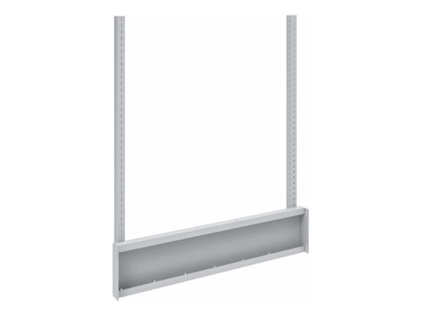 Rear Frame Uprights 2 Pack for Cubio Storage Bench (1. 5M). WxDxH: 1400X111X1720mm Ral 7035 _SKU-41010154.16