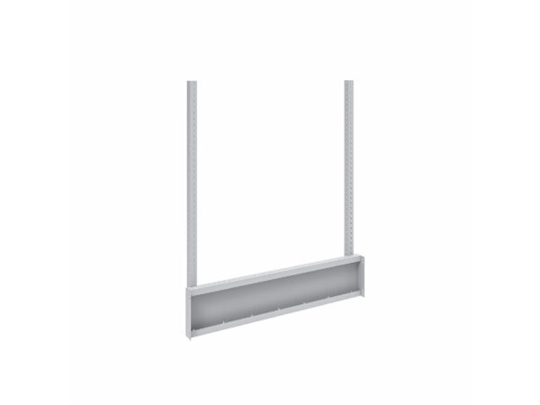 Rear Frame Uprights 2 Pack for Verso Framework Bench (1. 5M). WxDxH: 1466X154X1720mm Ral 7035 _SKU-41010158.16