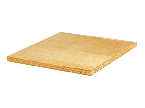 Cubio Worktop Multiplex. WxDxH: 650X650X40mm Brown - Natural Wood _SKU-41201008. 08V