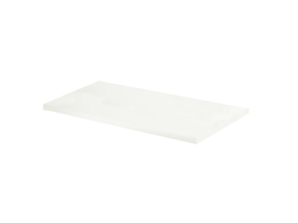 Cubio Bench Bottom Shelf - 1500X750 Models. WxDxH: 1300X650X50mm Ral 7035 _SKU-41201049.16V