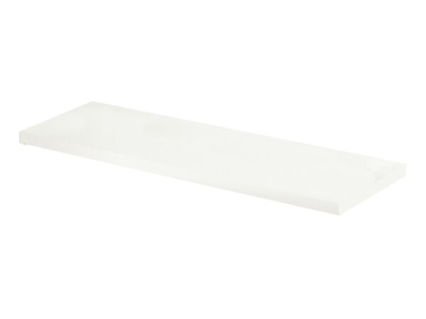 Cubio Base Shelf - Cubio Frame Bench Half Depth Base Shelf for 1500X750 Models. WxDxH: 1300X400X50mm Ral 7035 _SKU-41201050.16V