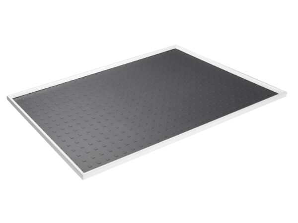 Cubio Top Tray with Inlaid Mat for 1300 X 650mm Cabinet / Cupboard. WxDxH: 1300X650X15mm Ral 7035 _SKU-42102020.16V