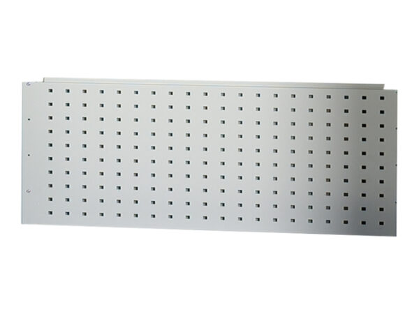 Heavy Duty Tool Pegboard for Workshop Cupboard - Cubio Backpanel Perfo, for 1300mm Wide Cupboard. Wxh: 1080X350mm Ral 7035 _SKU-43005007.16V