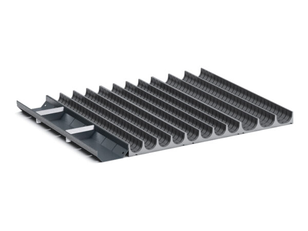 Cubio Trough Block Divider Kit 33 Compartment for Cabinet - WxDxH: 650X525X28mm Plastic Ral 7011 _SKU-43020009