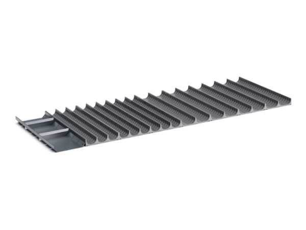Cubio Trough Block Divider Kit 51 Compartment for Cabinet - WxDxH: 1300X525X28mm Plastic Ral 7011 _SKU-43020017