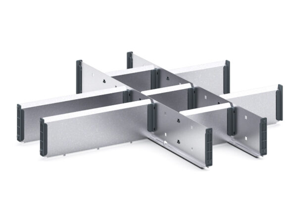 Cubio Adjustable Divider Kit 10 Compartment for Cabinet - WxDxH: 650X650X100mm Galvanised Steel _SKU-43020642.51