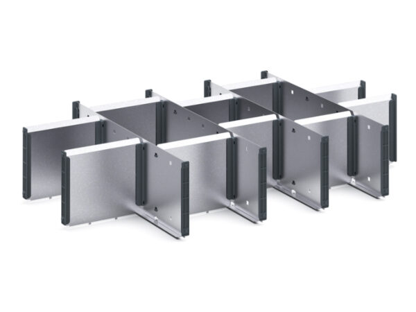 Cubio Adjustable Divider Kit 15 Compartment for Cabinet - WxDxH: 800X525X150mm Galvanised Steel _SKU-43020657.51