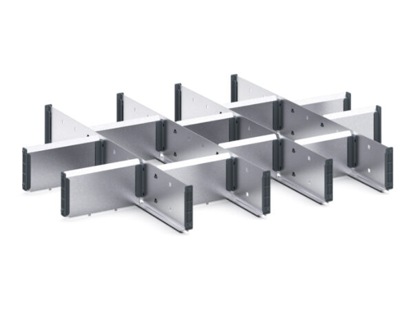 Cubio Adjustable Divider Kit 15 Compartment for Cabinet - WxDxH: 800X650X100mm Galvanised Steel _SKU-43020661.51