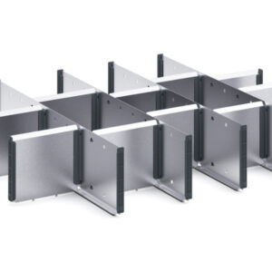Cubio Adjustable Divider Kit 15 Compartment for Cabinet - WxDxH: 800X650X150mm Galvanised Steel _SKU-43020663.51