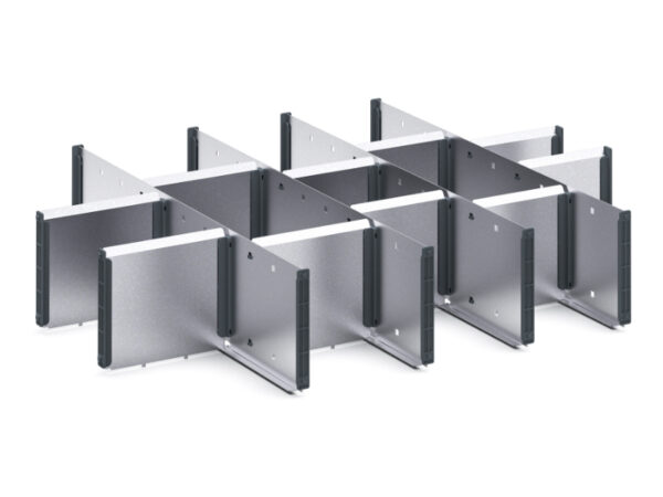 Cubio Adjustable Divider Kit 15 Compartment for Cabinet - WxDxH: 800X650X150mm Galvanised Steel _SKU-43020663.51
