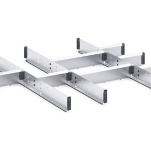 Cubio Adjustable Divider Kit 11 Compartment for Cabinet - WxDxH: 800X750X75mm Galvanised Steel _SKU-43020664.51