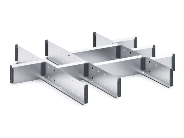 Cubio Adjustable Divider Kit 11 Compartment for Cabinet - WxDxH: 800X750X100mm Galvanised Steel _SKU-43020666.51