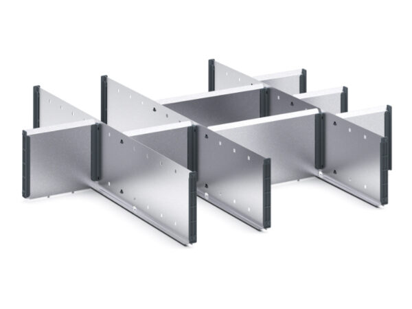 Cubio Adjustable Divider Kit 11 Compartment for Cabinet - WxDxH: 800X750X150mm Galvanised Steel _SKU-43020668.51