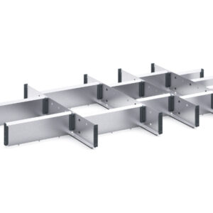 Cubio Adjustable Divider Kit 16 Compartment for Cabinet - WxDxH: 1050X650X75mm Galvanised Steel _SKU-43020677.51