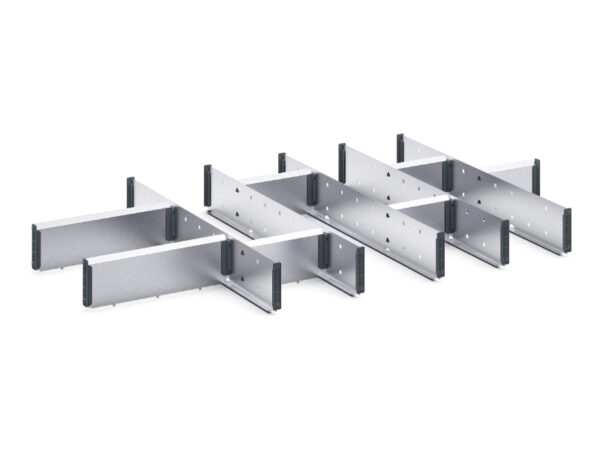 Cubio Adjustable Divider Kit 13 Compartment for Cabinet - WxDxH: 1050X650X100mm Galvanised Steel _SKU-43020678.51