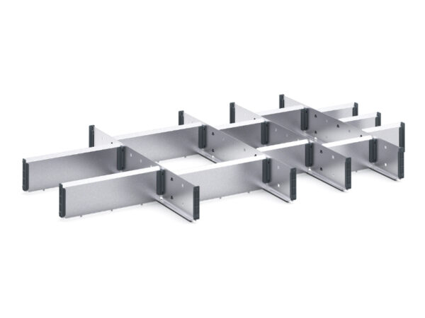 Cubio Adjustable Divider Kit 16 Compartment for Cabinet - WxDxH: 1050X650X150mm Galvanised Steel _SKU-43020681.51