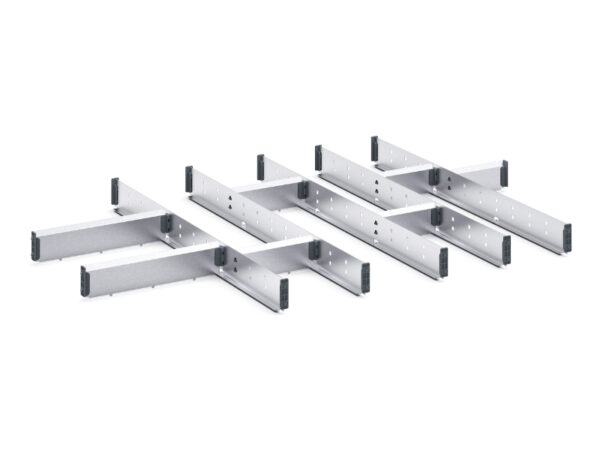 Cubio Adjustable Divider Kit 13 Compartment for Cabinet - WxDxH: 1050X750X75mm Galvanised Steel _SKU-43020682.51