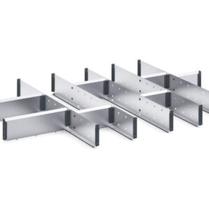Cubio Adjustable Divider Kit 13 Compartment for Cabinet - WxDxH: 1050X750X100mm Galvanised Steel _SKU-43020684.51