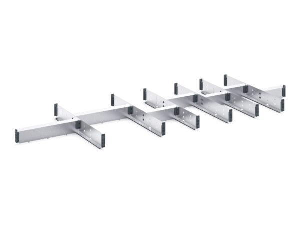 Cubio Adjustable Divider Kit 14 Compartment for Cabinet - WxDxH:1300X525X75mm Galvanised Steel _SKU-43020688.51