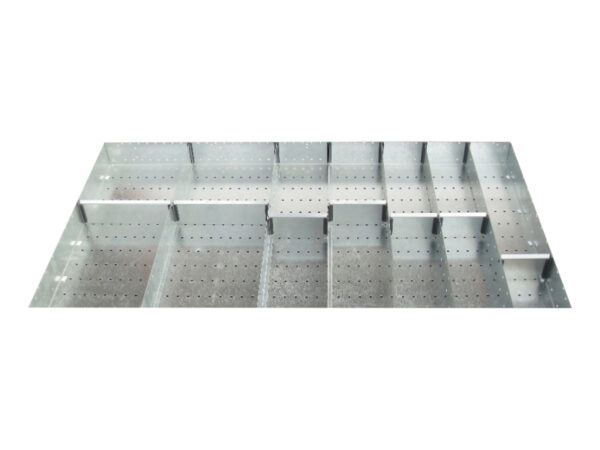 Cubio Adjustable Divider Kit 14 Compartment for Cabinet - WxDxH: 1300X750X75mm Galvanised Steel _SKU-43020700.51