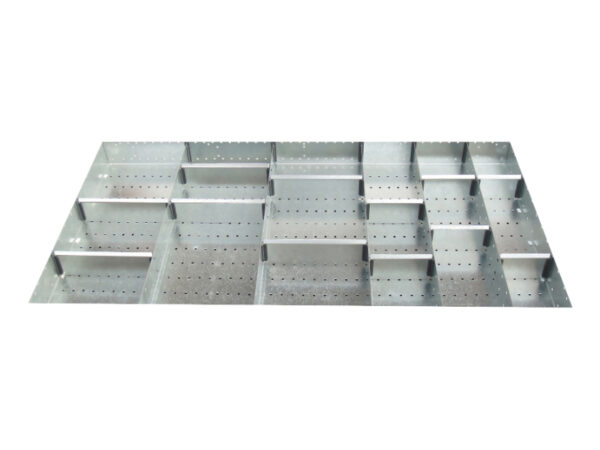 Cubio Adjustable Divider Kit 20 Compartment for Cabinet - WxDxH: 1300X750X100mm Galvanised Steel _SKU-43020703.51