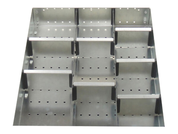 Cubio Adjustable Divider Kit 10 Compartment for Cabinet - WxDxH: 525X650X100mm Galvanised Steel _SKU-43020715.51