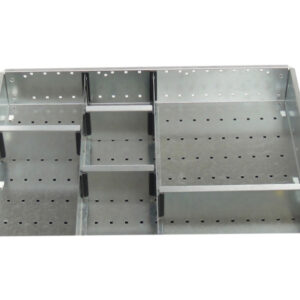 Bott Steel Dividers - Cubio Adjustable Divider Kit 7 Compartment for Cabinet - WxDxH: 650X525X150mm Galvanised Steel _SKU-43020719.51