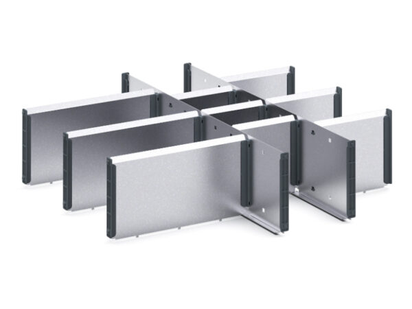 Cubio Adjustable Divider Kit 12 Compartment for Cabinet - WxDxH: 650X650X150mm Galvanised Steel _SKU-43020722.51