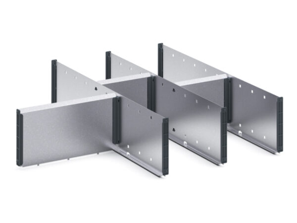 Cubio Adjustable Divider Kit 7 Compartment for Cabinet - WxDxH: 800X650X150mm Galvanised Steel _SKU-43020731.51
