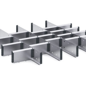 Cubio Adjustable Divider Kit 22 Compartment for Cabinet - WxDxH: 800X750X100mm Galvanised Steel _SKU-43020733.51