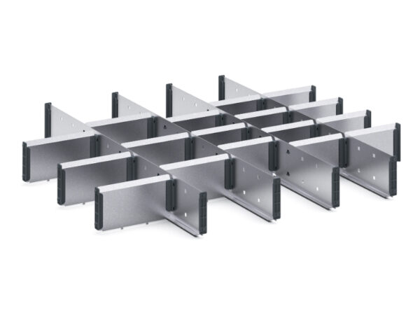 Cubio Adjustable Divider Kit 22 Compartment for Cabinet - WxDxH: 800X750X100mm Galvanised Steel _SKU-43020733.51