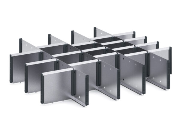 Cubio Adjustable Divider Kit 22 Compartment for Cabinet - WxDxH: 800X750X150mm Galvanised Steel _SKU-43020734.51