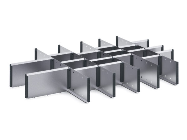 Cubio Adjustable Divider Kit 23 Compartment for Cabinet - WxDxH: 1050X750X150mm Galvanised Steel _SKU-43020740.51