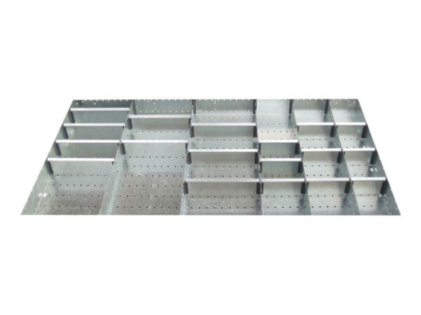 Cubio Adjustable Divider Kit 24 Compartment for Cabinet - WxDxH: 1300X750X150mm Galvanised Steel _SKU-43020749.51